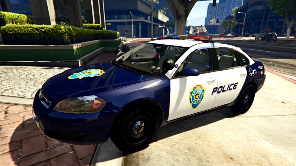 Resident Evil Series Raccoon Police 2014 Chevy Impala Cruiser Gta5 4846